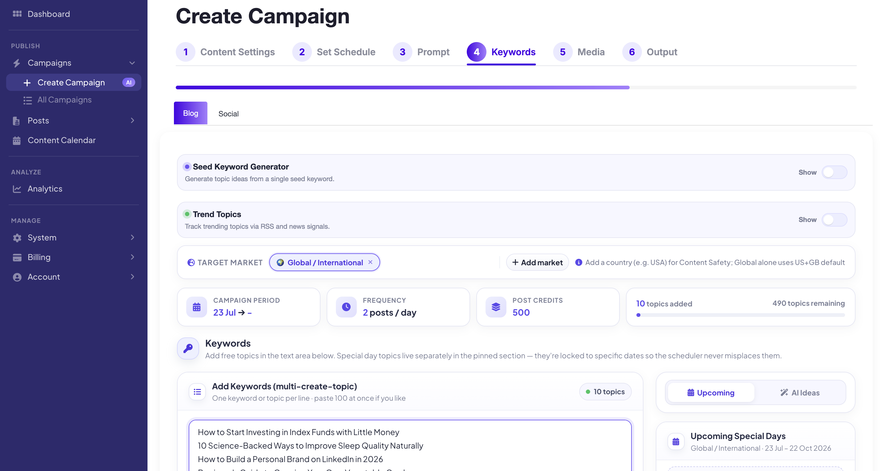 The Complete Guide to Create Campaign: Set Up Your Automated Blog Campaign Step by Step